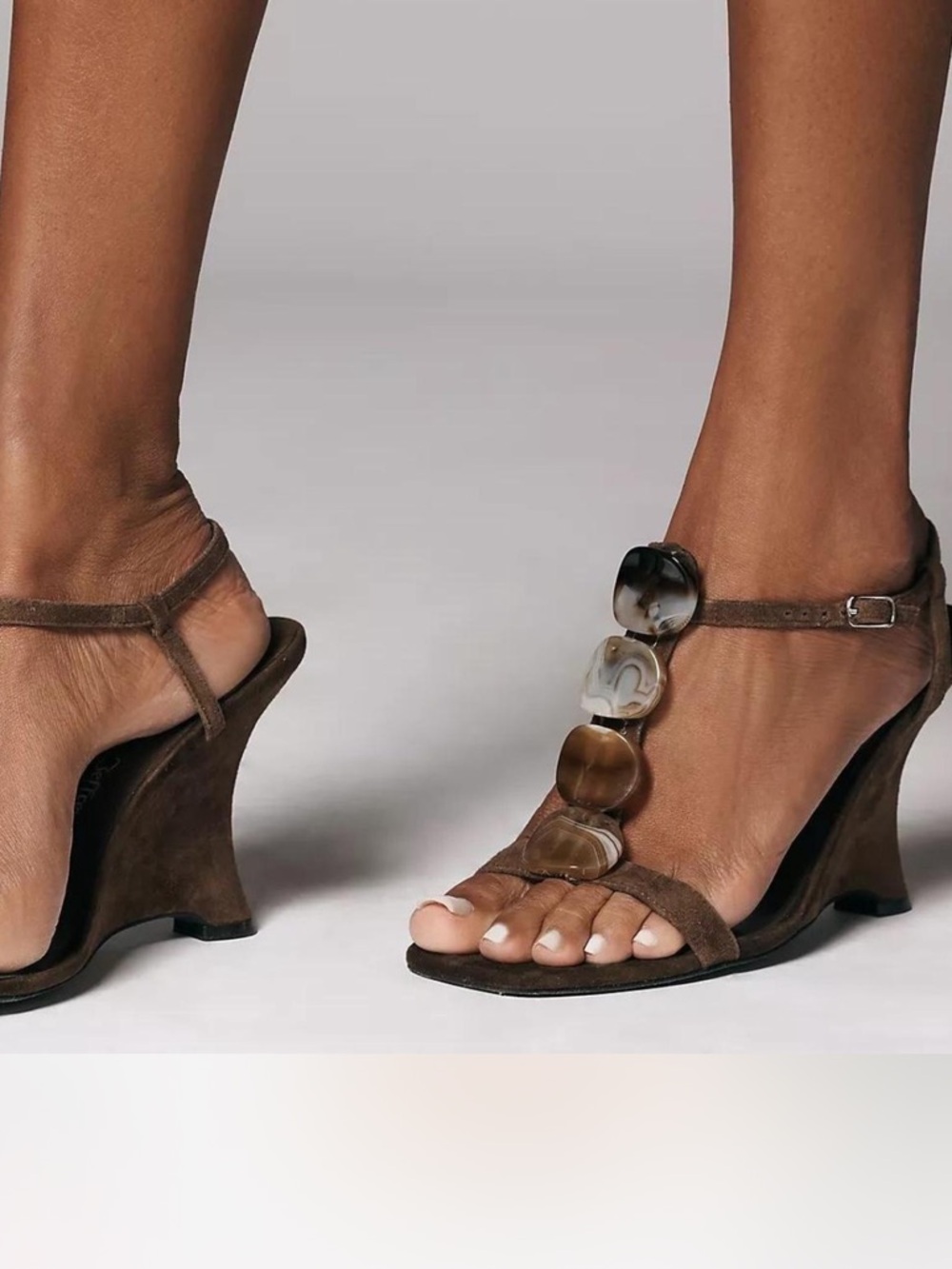 SOLD Jeffrey Campbell Palma Ankle Strap Wedge Sandal